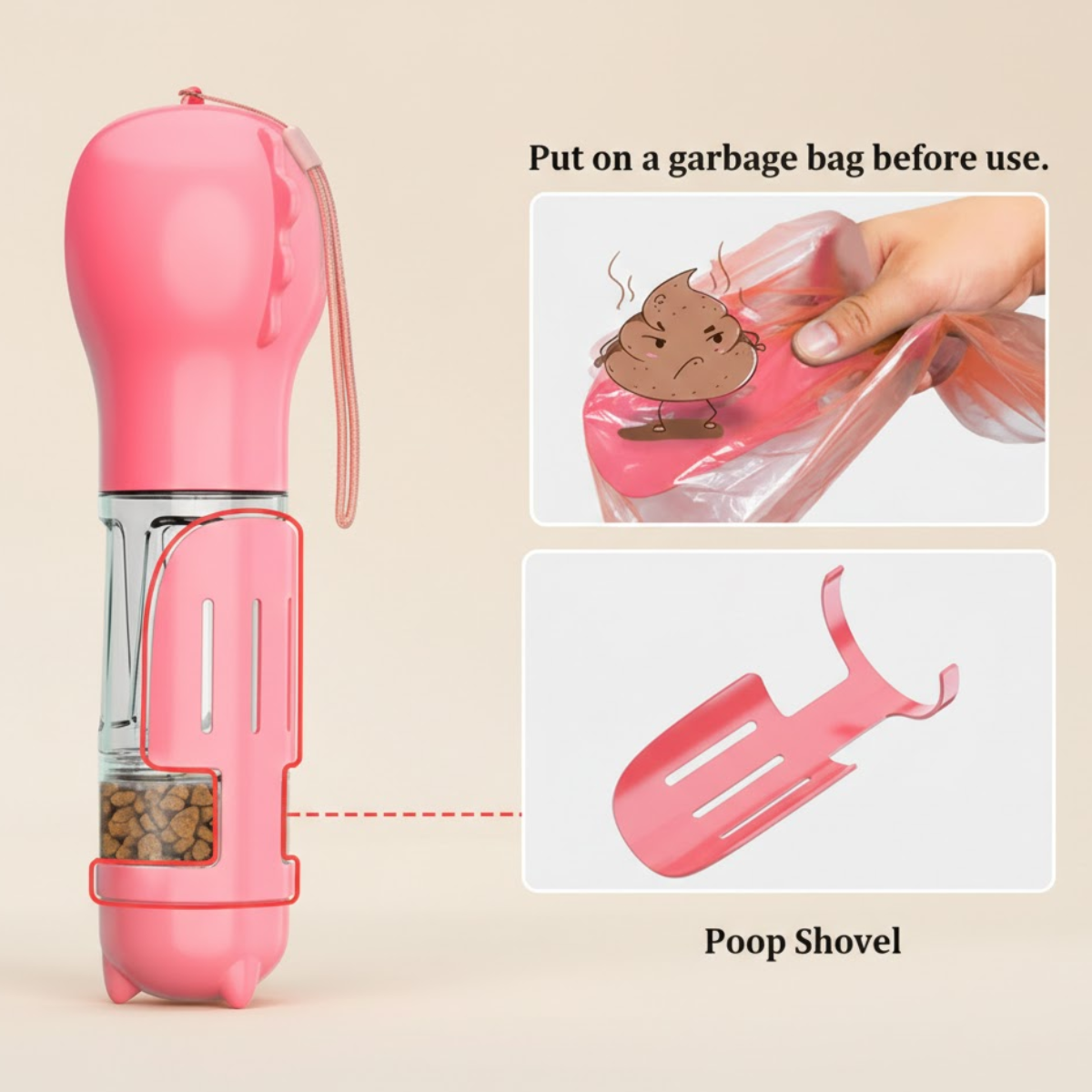 PawZone™ multifunctional bottle